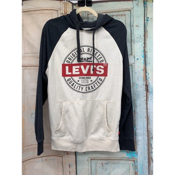 Levi Sweatshirt Hooded Levi Strauss And Co Small - Picture 1 of 5